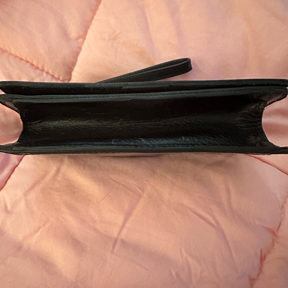 Patricia Nash Black Leather Wristlet Clutch - Picture 3 of 10
